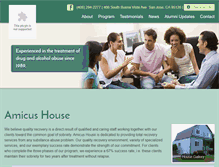 Tablet Screenshot of amicushouse.com